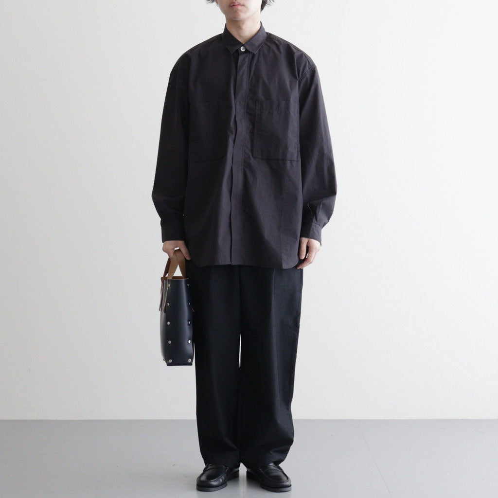 your choice // assemble hand bag tall S #mocha × navy [yc-rb-ats]