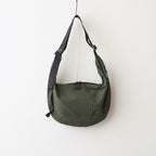 エステルグリッドチェック ショルダーバッグ #KHAKI [HQ-K202-051]