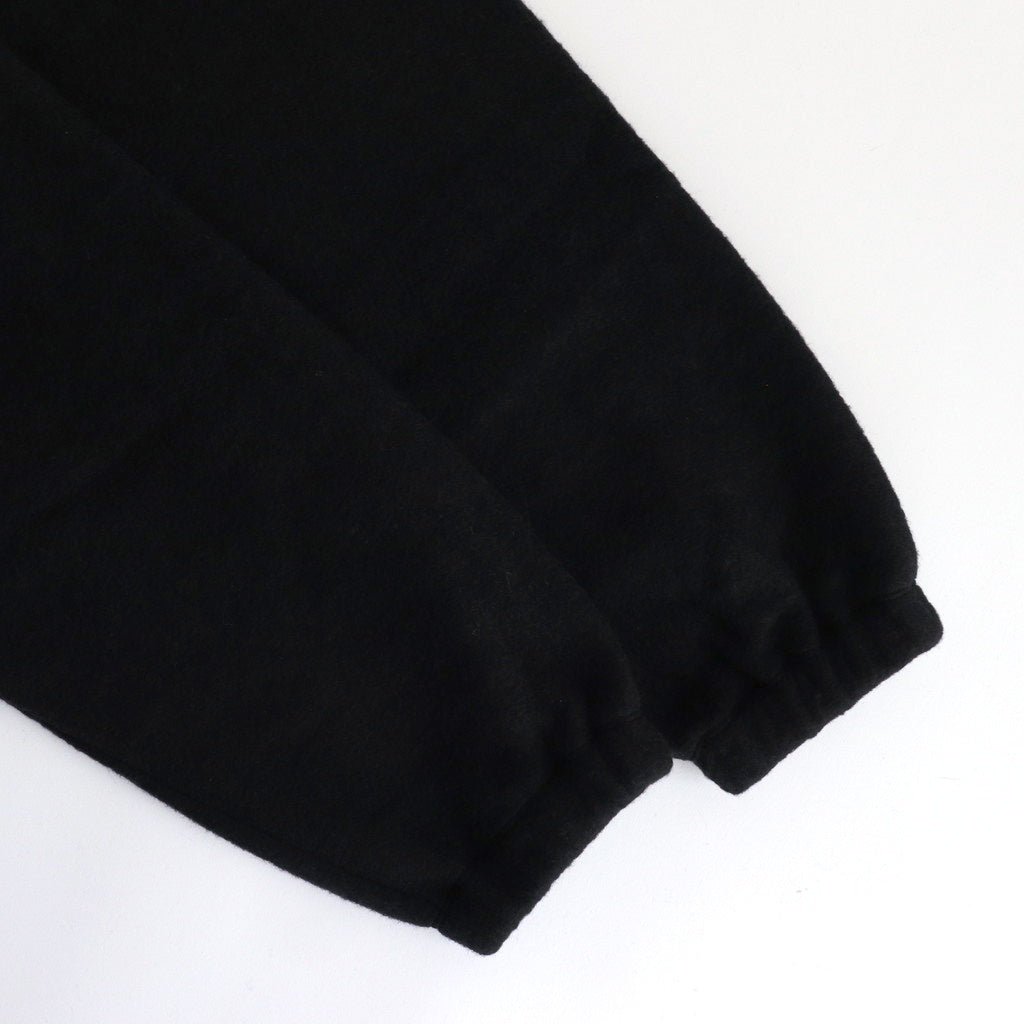 WOOL FREECE HALF ZIP PULLOVER #BLACK [YK24FW0801B]