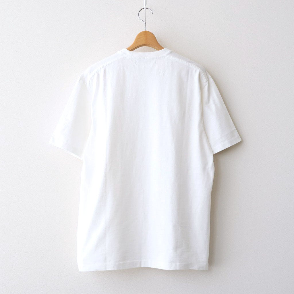 ムラ糸Tシャツ Slub Yarn T-Shirt #WHITE [31061007]