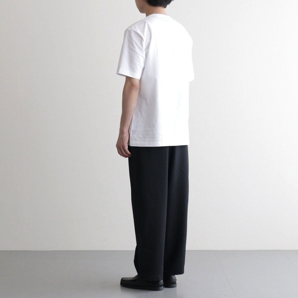 ウールポプリン トラウザーズ #BLACK [HQ-P102-051]