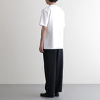 ウールポプリン トラウザーズ #BLACK [HQ-P102-051]