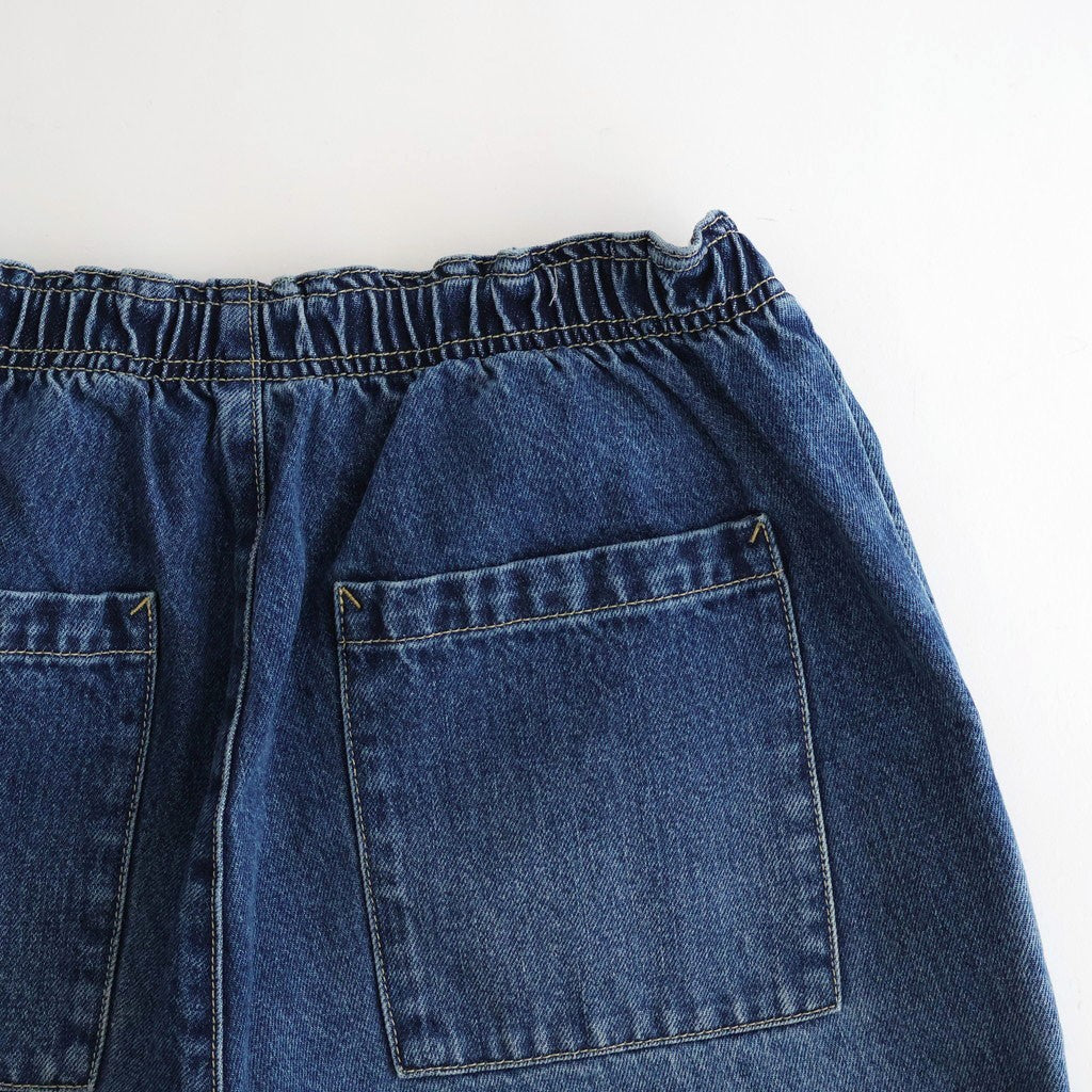 CORPORATE DENIM EASY PANTS #DARK WASH [FSC261-40209FB]