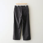 CHINO TROUSERS - WIDE STRAIGHT #CHARCOAL [11062601]