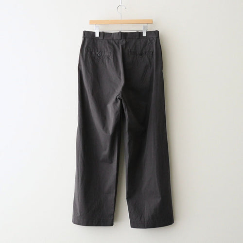 CHINO TROUSERS - WIDE STRAIGHT #CHARCOAL [11062601]