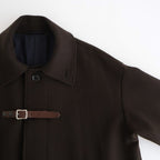 Melton Big Balmaccan Coat #BROWN [YK25FW01033C]