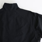 STAND COLLAR ZIP COAT #d.navy [15505]