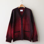 GRADATION MOHAIR CARDIGAN #RED [ST.699]