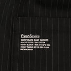 CORPORATE EASY SHORTS #BLACK STRIPE [FSC251-40039B]