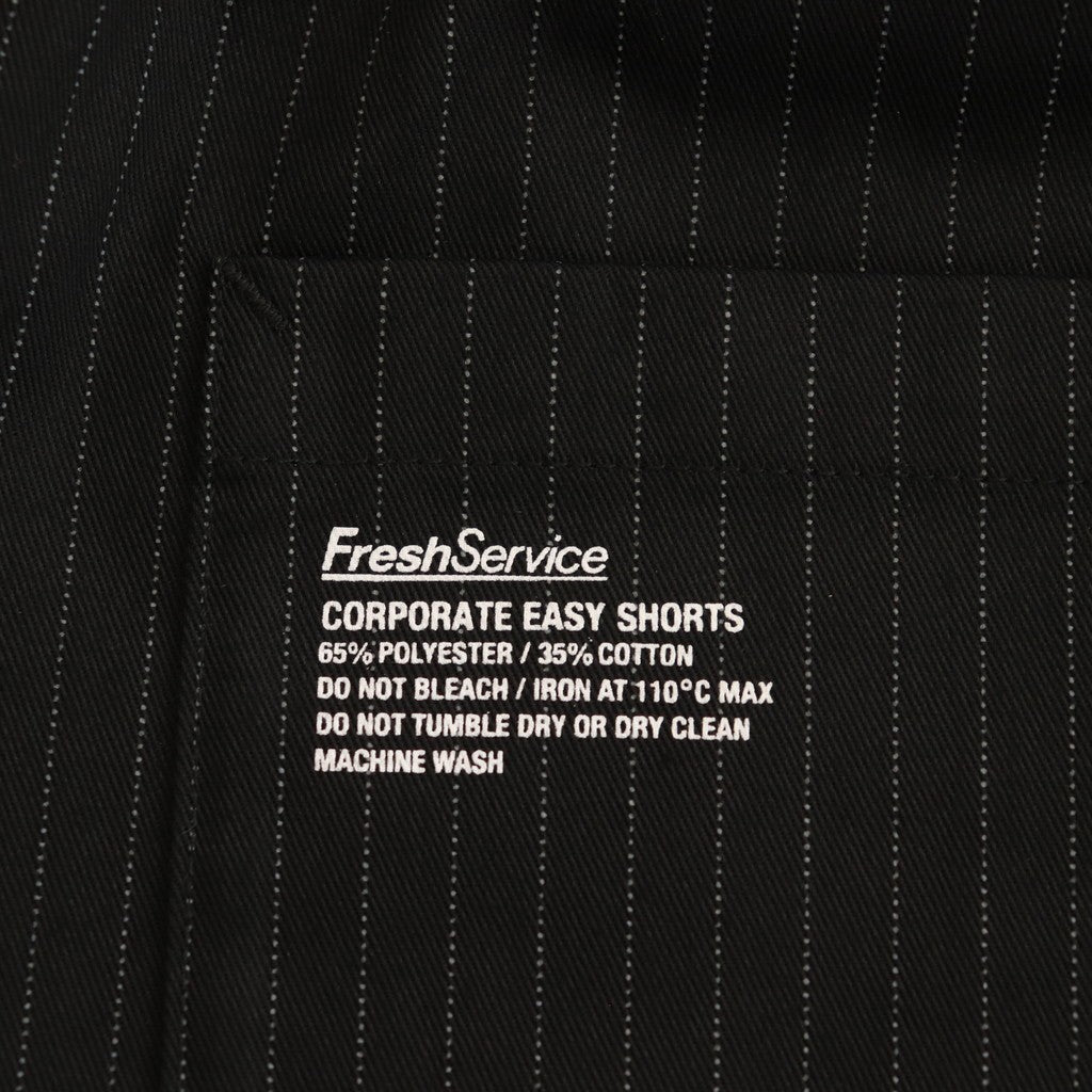 CORPORATE EASY SHORTS #BLACK STRIPE [FSC251-40039B]
