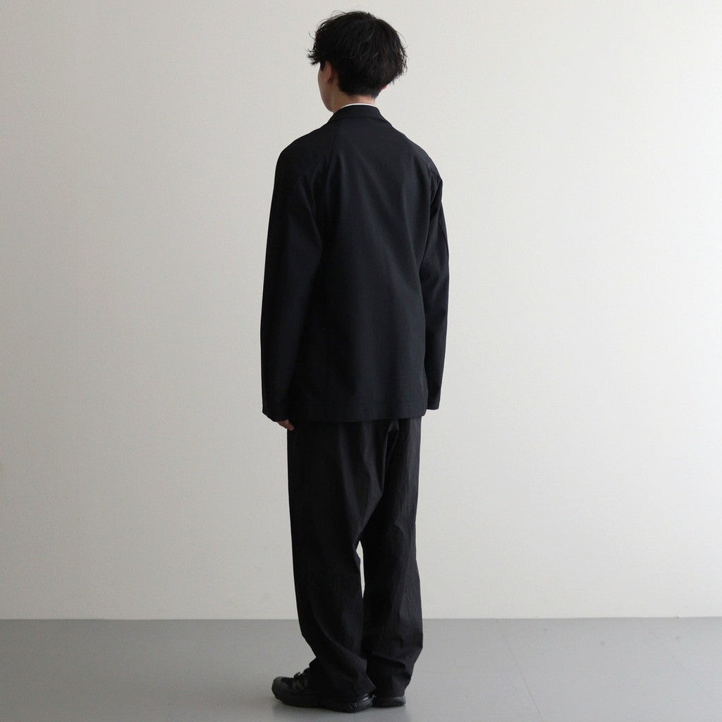 HAND DYED NYLON OVER PANTS #BLACK [PRAGGM0204]