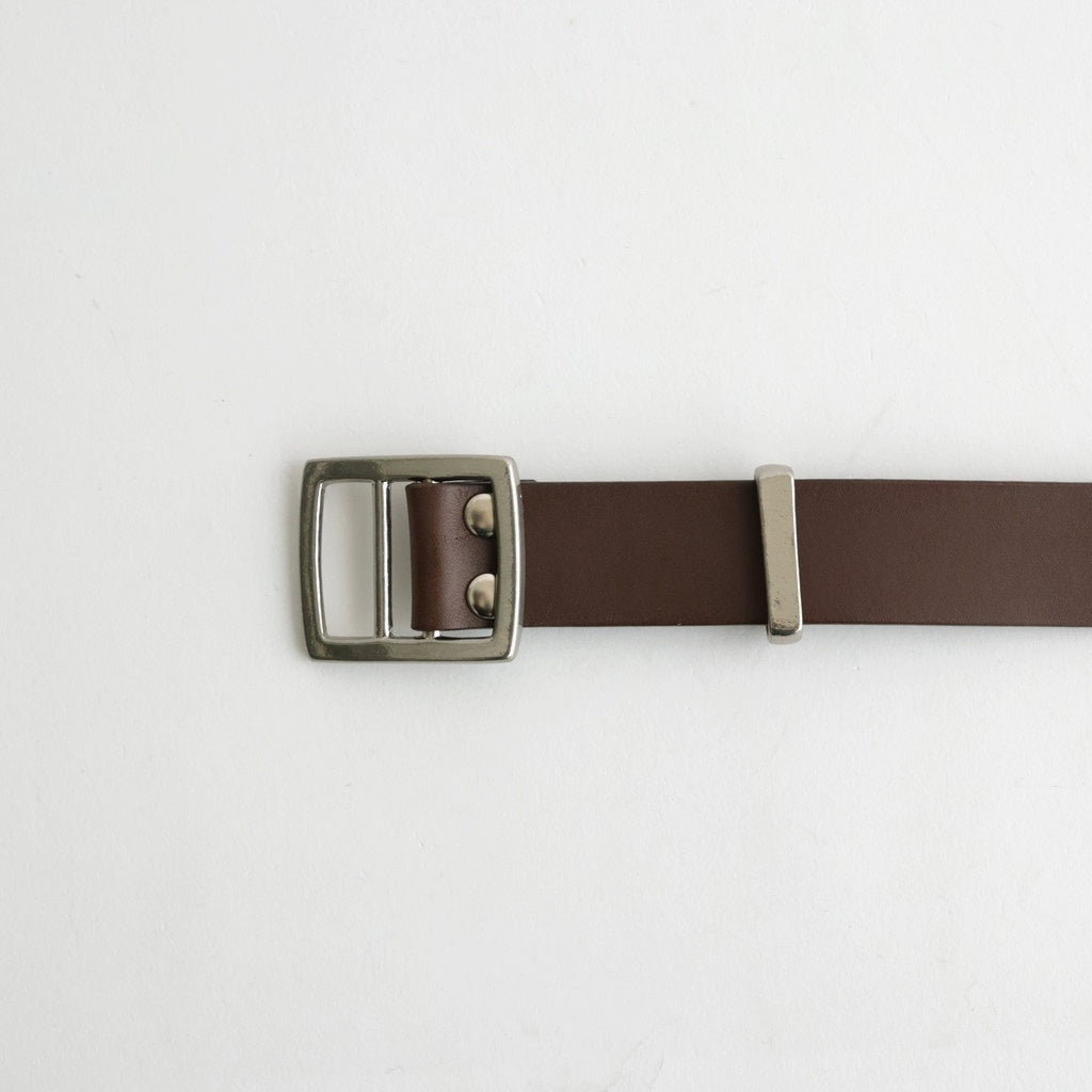 ステアオイルスムースホールレスベルト #BROWN [HR-K301-051]