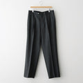 SUPER LIGHT WOOL TWO-TUCK SLACKS #TOP CHARCOAL [A25AP02OS]