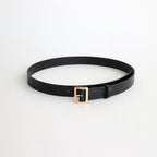 SQUARE BUCKLE BELT #BLACK [A25SB05RP-M]