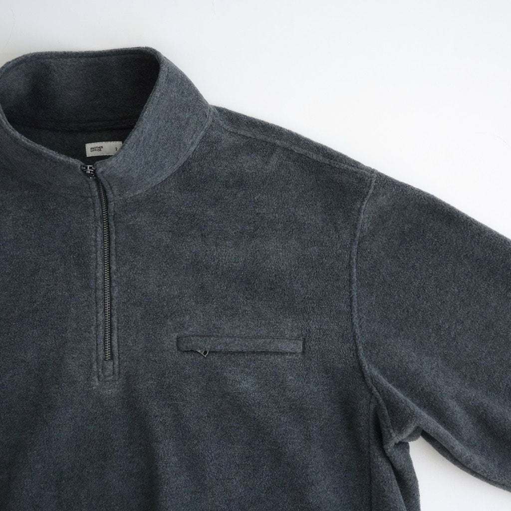 Tourist Fine Fleece Half Zip-up #HEATHER GRAY [AOFWTS003]