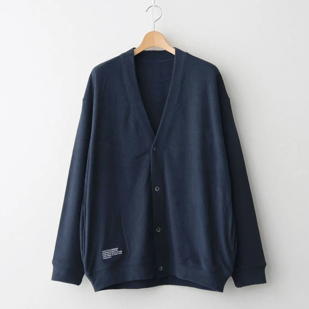 UTILITY PILE CARDIGAN SET-UP #NAVY [FSR253-60211]