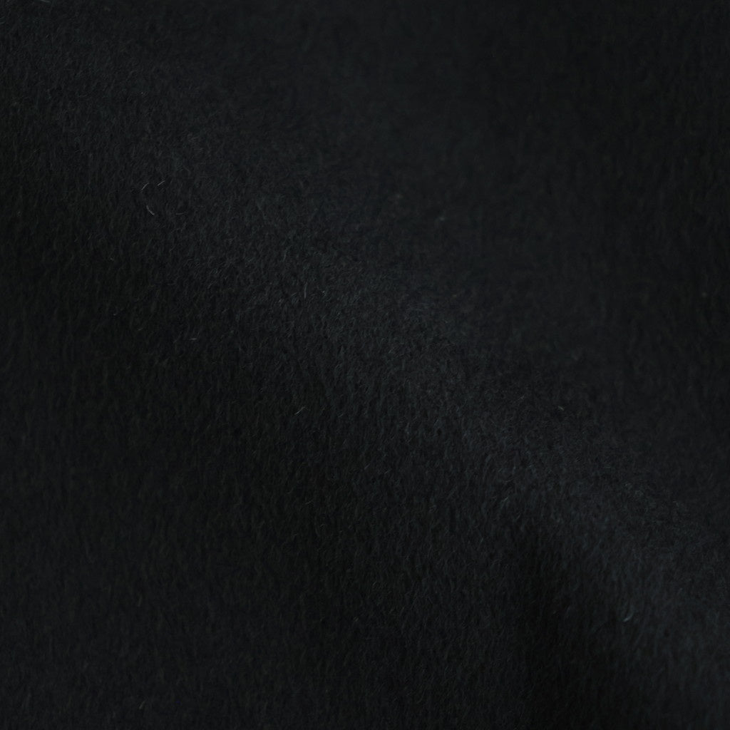 WOOL CASHMERE RAGLAN SLEEVE BALMACAAN COAT #BLACK [ST.1535]