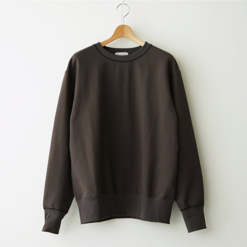 Plain Sweatshirt #Dark Brown [OFH011PO41]