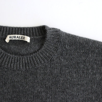 WOOL CASHMERE SILK KNIT SHORT P/O #GRAY [A24AP02WC]