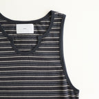 STRIPE TIGHT TANK TOP #DARK NAVY [2541000903]