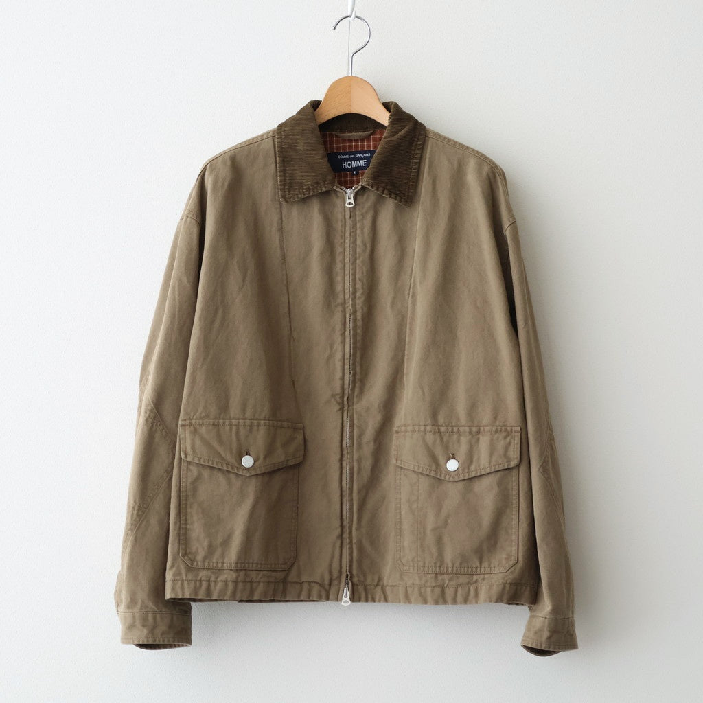 綿オックス 製品加工ブルゾン #BEIGE [HP-J016-051]