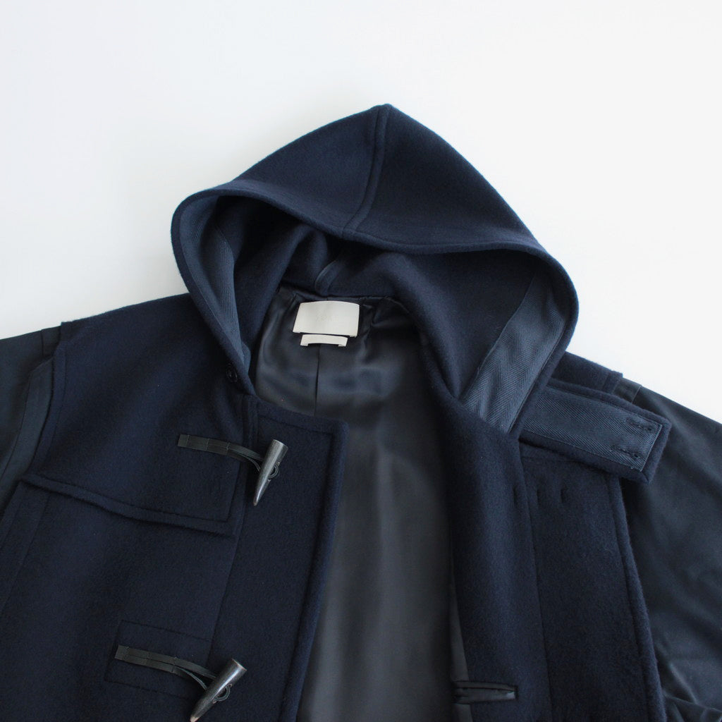 BROKEN DUFFLE COAT #DARK NAVY [YK23FW0520C]