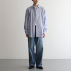 Selvage Denim Belted Pants #INDIGO LIGHT FADE [GU251-40192LB]