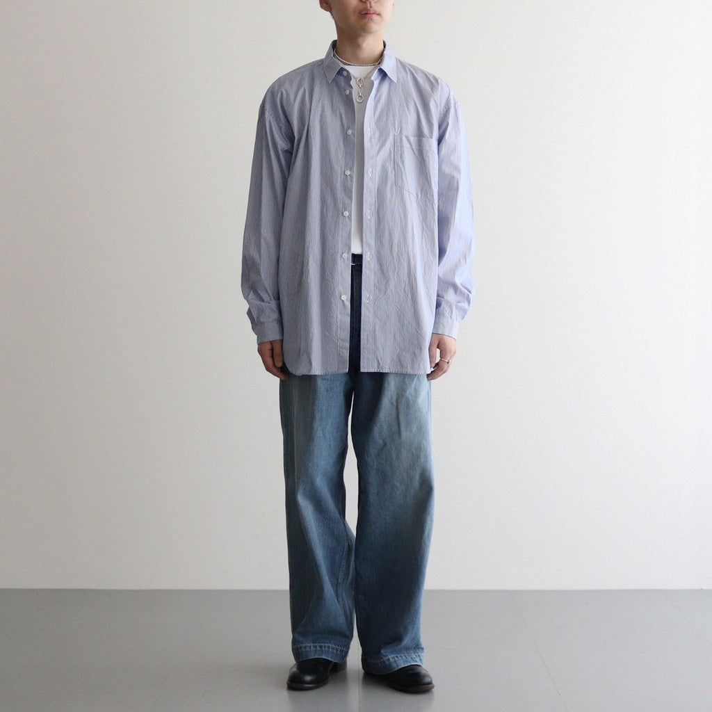 Selvage Denim Belted Pants #INDIGO LIGHT FADE [GU251-40192LB]