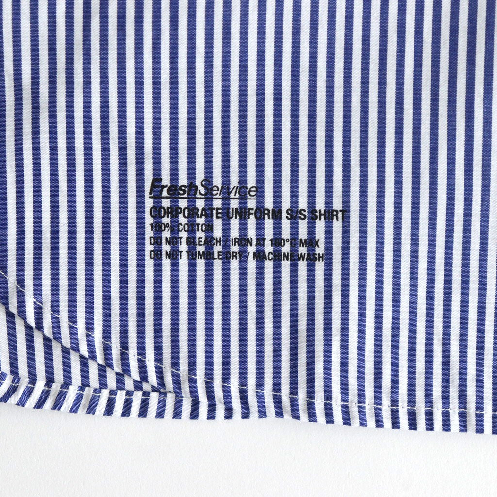 CORPORATE UNIFORM S/S SHIRT #BLUE STRIPE [FSC261-50103B]