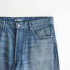 SELVEDGE FADED LIGHT DENIM WIDE PANTS #LIGHT INDIGO [A25SP03DE]