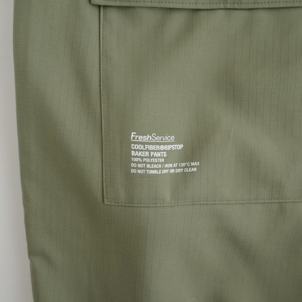 COOLFIBER® RIPSTOP BAKER PANTS #KHAKI [FSC262-40010]