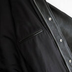 SHRINK BOMBER JACKET #BLACK SHRINK [26440701]