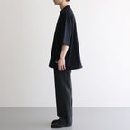 綿天竺 製品プリント S/S ポケットTシャツ #BLACK [HO-T015-051]