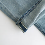 FADED SELVEDGE LIGHT DENIM WIDE PANTS #LIGHT INDIGO [A26SP03DE]