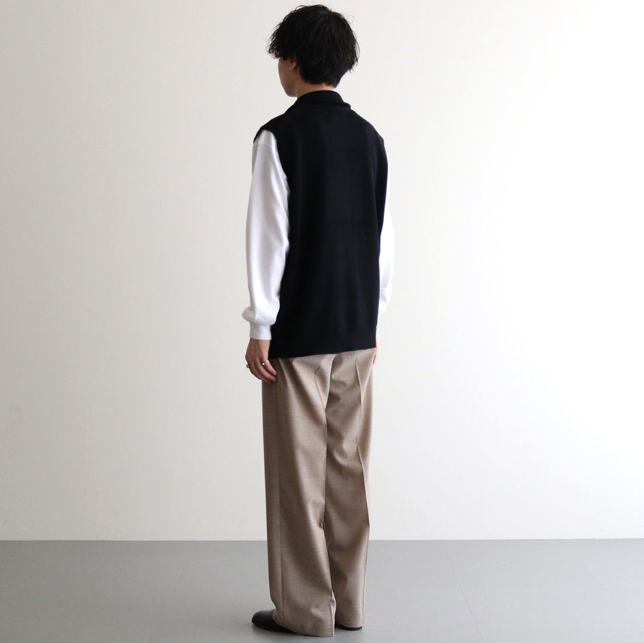 High Density Drivers Knit Vest #BLACK [GU243-80095B]