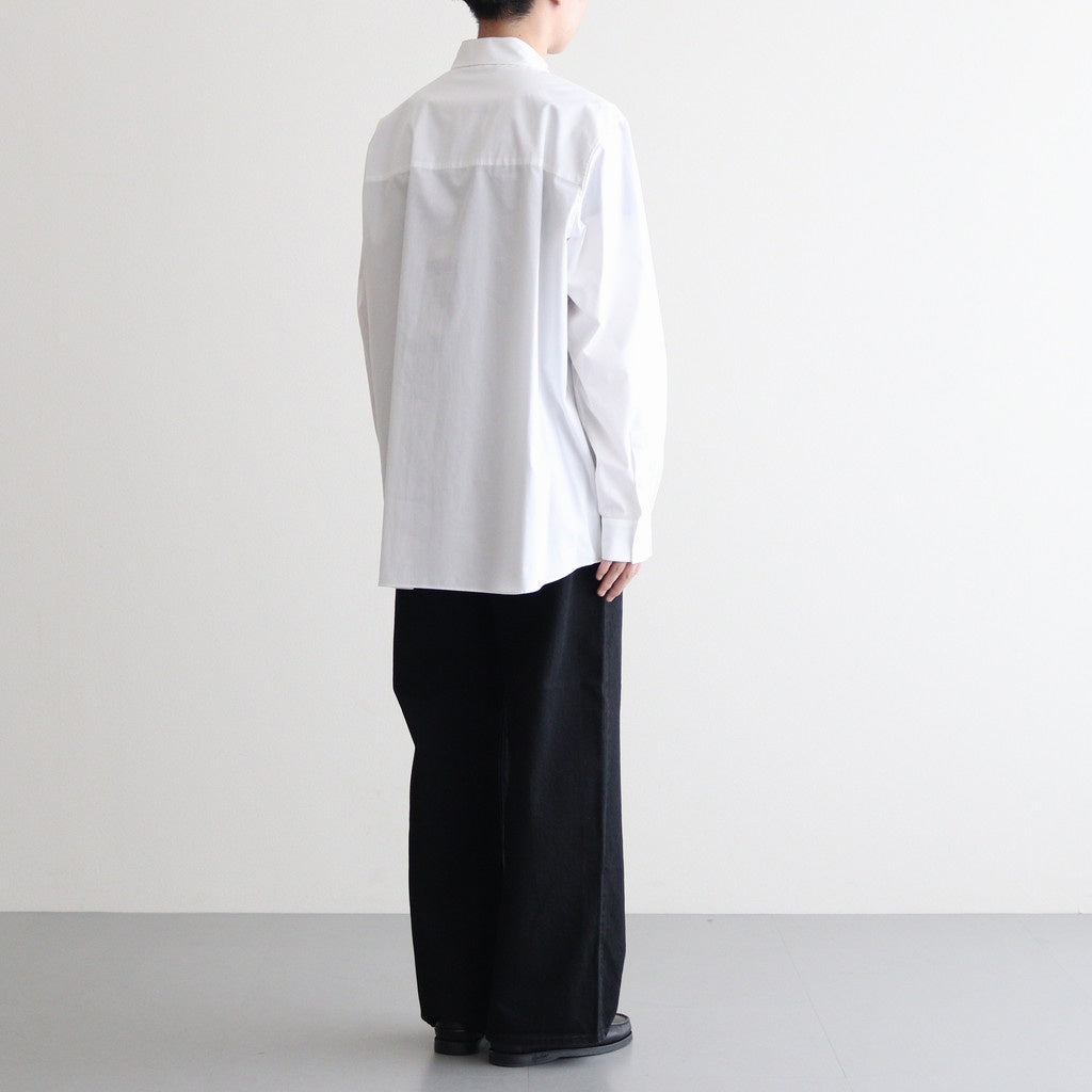 SUVIN BROAD STANDARD SHIRT #WHITE [BLAGSM0001] _ ATON | エイトン
