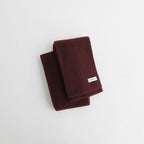 MERINO LAMBS WOOL SOCKSTOLE #D.BORDEAUX [R5128-AW25]