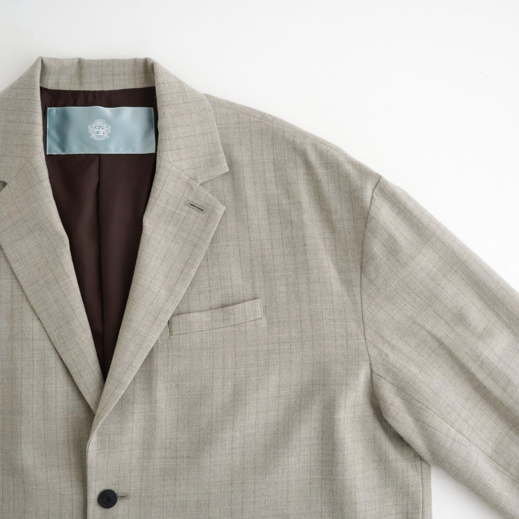 よそいき2WayカラーJK #BEIGE STRIPE [D226-J132]