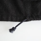 縮絨ウールワイドフーディー #DARK BROWN [D225-T391]