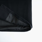 SUPER FINE WOOL MOSSER SHAWL COLLAR COAT #BLACK [A26AC02WM]
