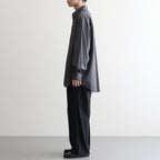 Melange Herringbone Stripe Chef Track Pants #BLACK [GM253-40335]