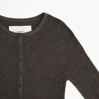 Silkwool Knit Cardigan #D/BRN [12620501]