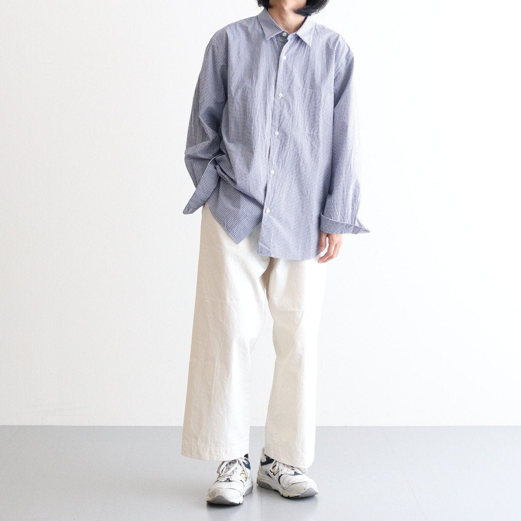 CHINO CLOTH PANTS WIDE #LIGHT BEIGE [12654]