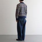 Selvage Denim Two Tuck Pants #INDIGO DARK FADE [GU251-40188DB]