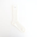 COTTON LOW GAUGE SOCKS #WHITE [A26SS03SX-W]