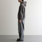 PIGMENT DYE HOODIE #DARK PURPLE [2541000904]