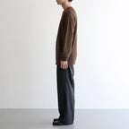 BABY SURI ALPACA SHEER KNIT P/O #DARK BROWN [A25AP01AK]