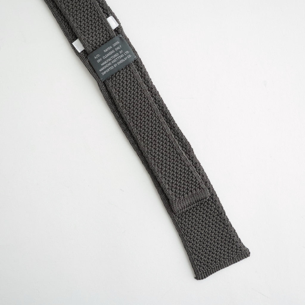 Tourist Knit Tie #GRAPHITE [AOFFAC002]