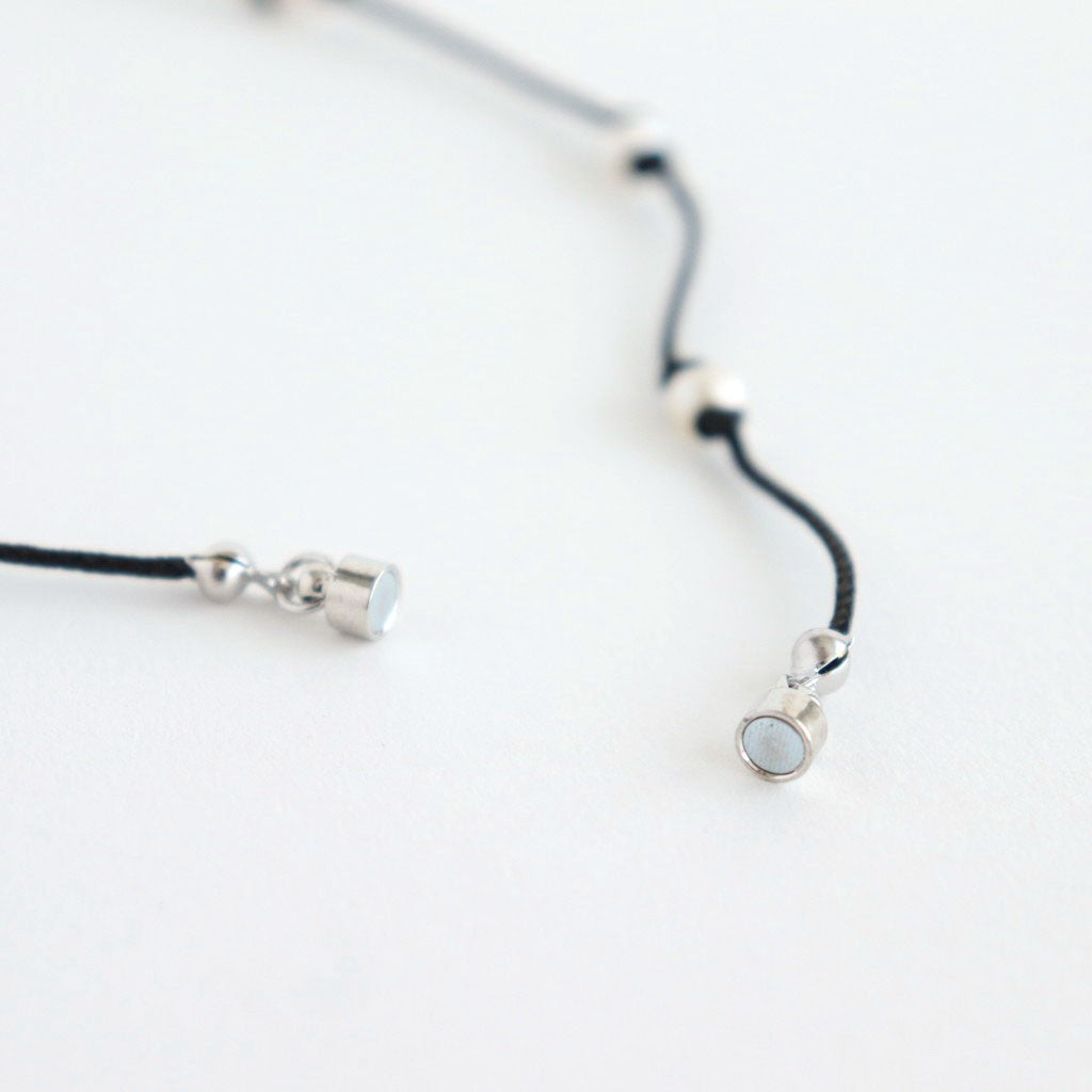 Cord Pearl Choker #BLK [12510910]