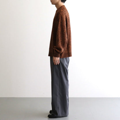 Fine Wool Tropical Easy Wide Pants #GRAY [GM243-40042]